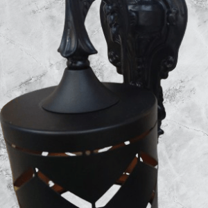 Applique murale noire motif carre – Image 3