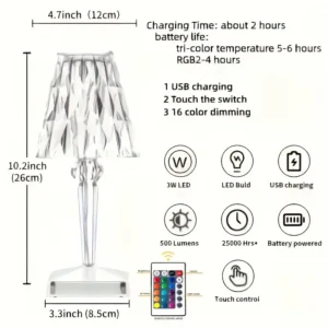 Lampe de table Cristalysso – Image 5
