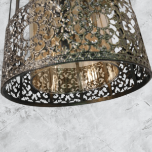 Suspension Bouteille en verre ambré – Image 3