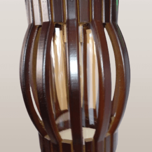 Suspension en bois brun – Image 3