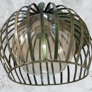Suspension en fil métallique Doré – Image 3
