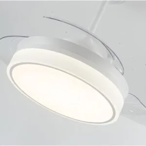 Plafonnier LED Ventilateur avec telecommande – Image 3